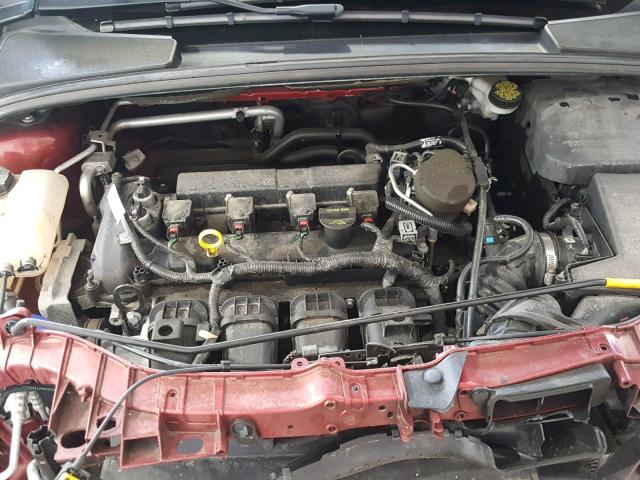 1FADP3N24EL134479 - 2014 FORD FOCUS TITA RED photo 7