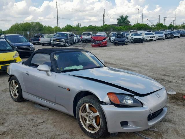 JHMAP11482T002506 - 2002 HONDA S2000 SILVER photo 1