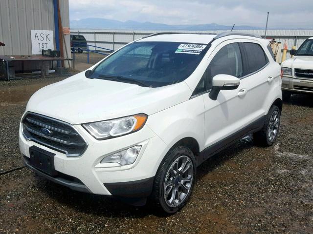 MAJ6S3KL0KC252691 - 2019 FORD ECOSPORT T WHITE photo 2