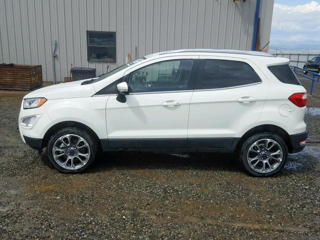 MAJ6S3KL0KC252691 - 2019 FORD ECOSPORT T WHITE photo 9