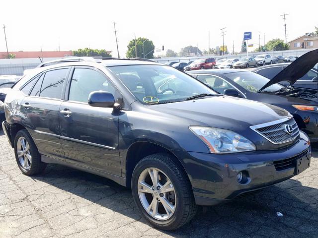 JTJHW31U782056535 - 2008 LEXUS RX 400H GRAY photo 1