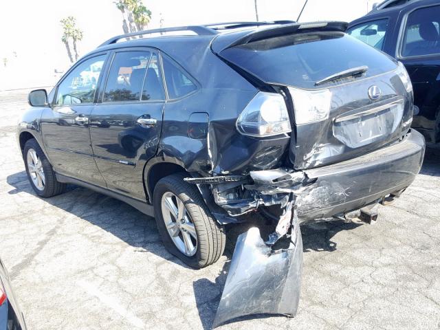 JTJHW31U782056535 - 2008 LEXUS RX 400H GRAY photo 3