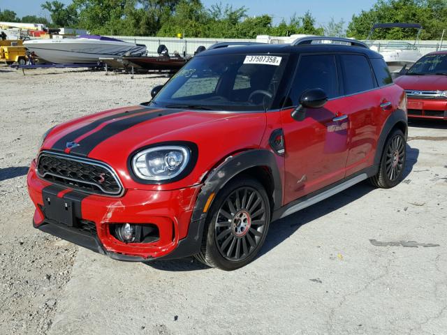 WMZYT5C37H3D79153 - 2017 MINI COOPER S C RED photo 2