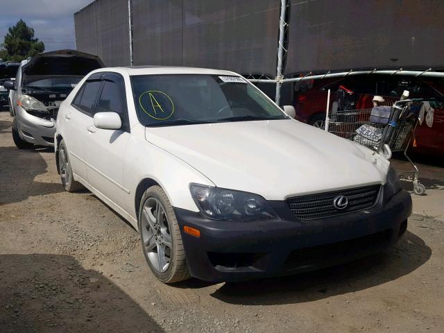 JTHBD182210032487 - 2001 LEXUS IS 300 WHITE photo 1