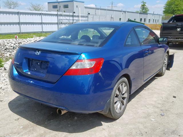 2HGFG1B0XAH007528 - 2010 HONDA CIVIC EXL BLUE photo 4