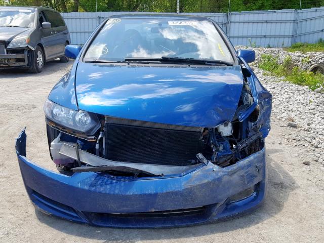 2HGFG1B0XAH007528 - 2010 HONDA CIVIC EXL BLUE photo 9