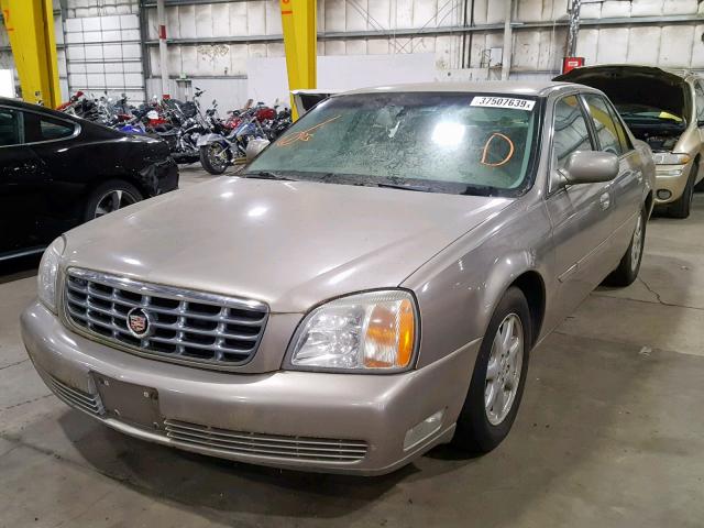 1G6KE57Y72U136790 - 2002 CADILLAC DEVILLE DH GOLD photo 2