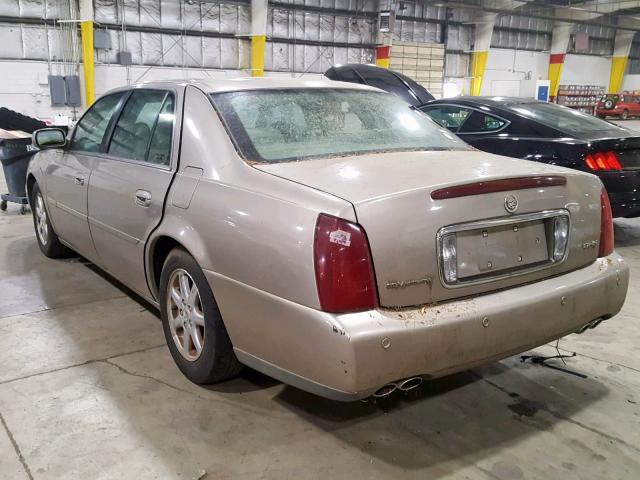 1G6KE57Y72U136790 - 2002 CADILLAC DEVILLE DH GOLD photo 3