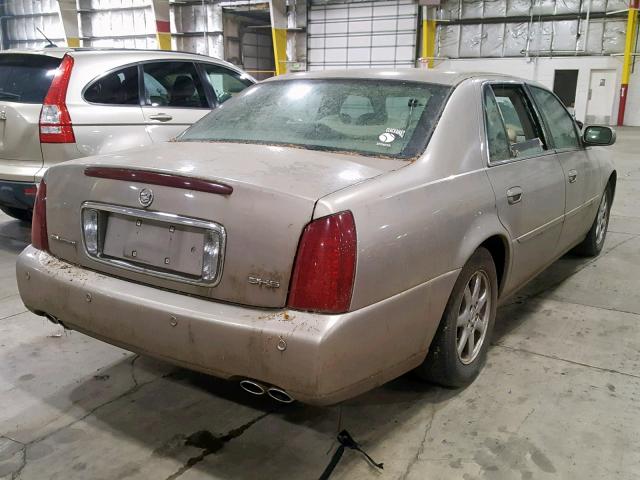 1G6KE57Y72U136790 - 2002 CADILLAC DEVILLE DH GOLD photo 4