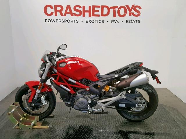 ZDM1RADNXCB052643 - 2012 DUCATI MONSTER 69 RED photo 3