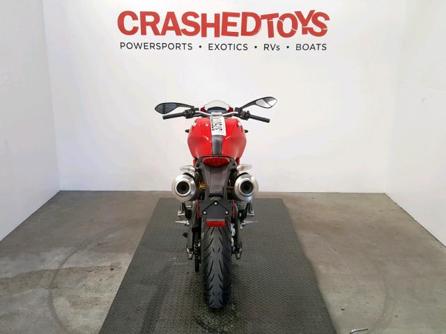 ZDM1RADNXCB052643 - 2012 DUCATI MONSTER 69 RED photo 4