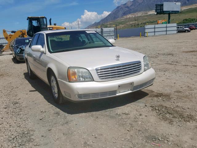 1G6KD54Y02U210672 - 2002 CADILLAC DEVILLE WHITE photo 1