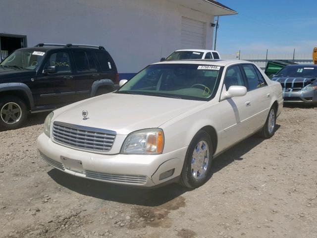 1G6KD54Y02U210672 - 2002 CADILLAC DEVILLE WHITE photo 2