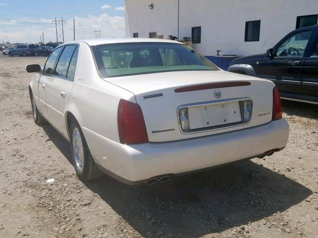 1G6KD54Y02U210672 - 2002 CADILLAC DEVILLE WHITE photo 3