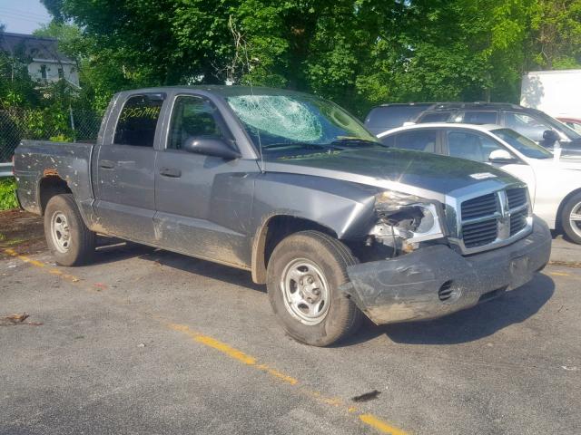 1D7HW28K45S158927 - 2005 DODGE DAKOTA QUA GRAY photo 1