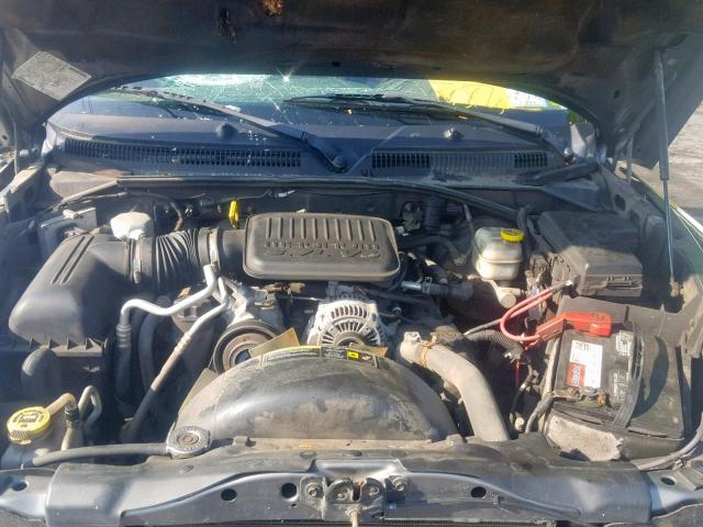 1D7HW28K45S158927 - 2005 DODGE DAKOTA QUA GRAY photo 7