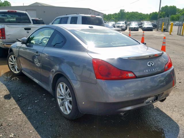 JN1CV6EL8CM472676 - 2012 INFINITI G37 GRAY photo 3