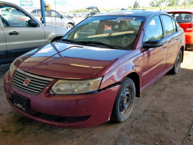 1G8AJ55F46Z192288 - 2006 SATURN ION MAROON photo 2