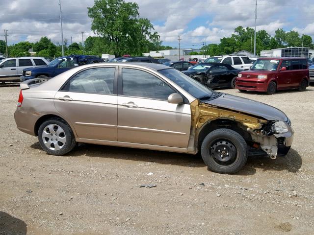 KNAFE121185534417 - 2008 KIA SPECTRA EX GOLD photo 9