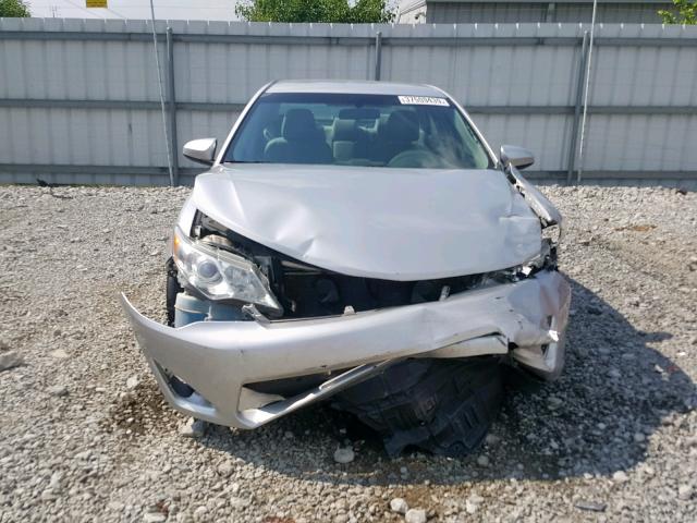 4T1BF1FK6CU045121 - 2012 TOYOTA CAMRY BASE SILVER photo 9