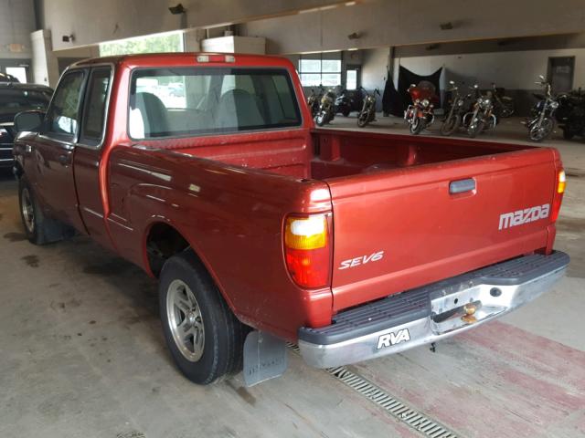 4F4YR16U11TM17949 - 2001 MAZDA B3000 CAB RED photo 3