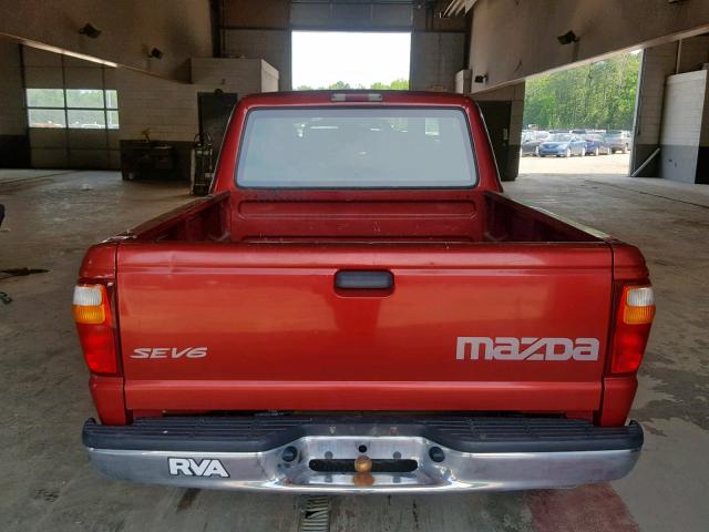 4F4YR16U11TM17949 - 2001 MAZDA B3000 CAB RED photo 6