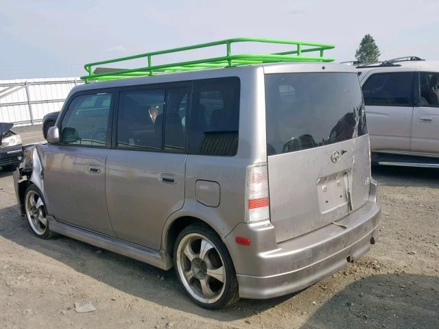 JTLKT324154028962 - 2005 TOYOTA SCION XB 银色 照片 3