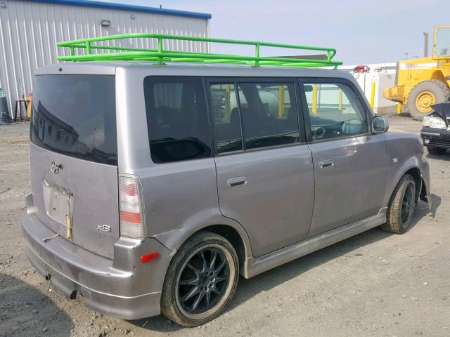 JTLKT324154028962 - 2005 TOYOTA SCION XB 银色 照片 4