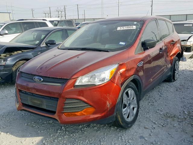 1FMCU0F73GUA21056 - 2016 FORD ESCAPE S RED photo 2