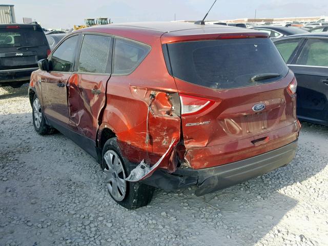 1FMCU0F73GUA21056 - 2016 FORD ESCAPE S RED photo 3