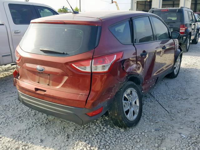 1FMCU0F73GUA21056 - 2016 FORD ESCAPE S RED photo 4