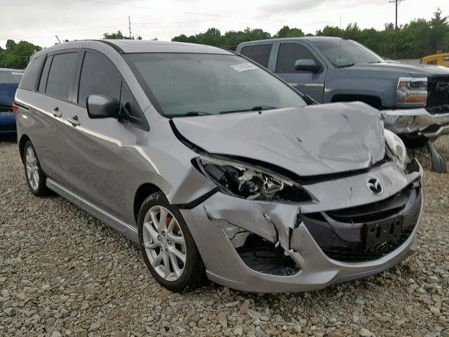 JM1CW2CL7C0124428 - 2012 MAZDA 5 GRAY photo 1