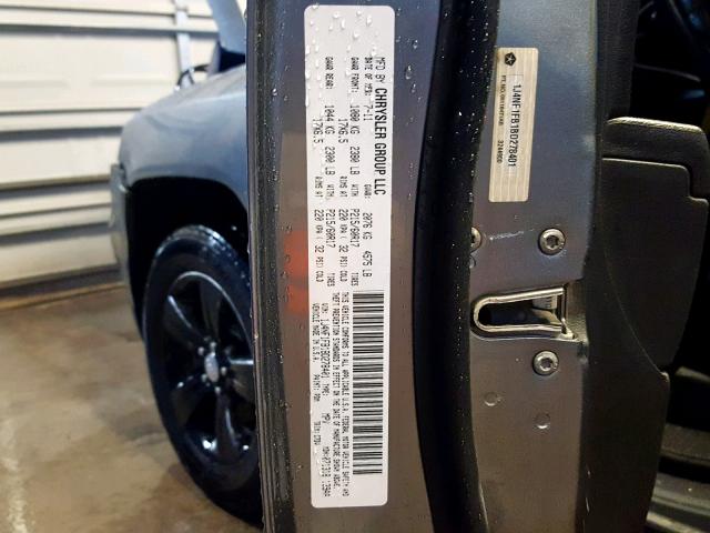 1J4NF1FB1BD278401 - 2011 JEEP COMPASS SP ნაცრისფერი ფოტო 10