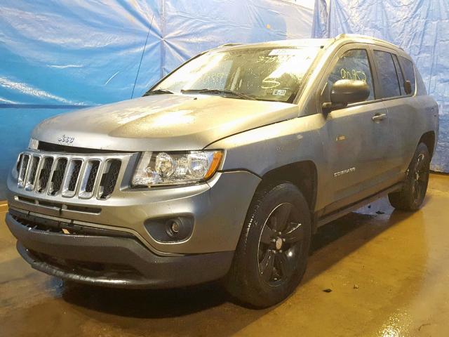 1J4NF1FB1BD278401 - 2011 JEEP COMPASS SP ნაცრისფერი ფოტო 2
