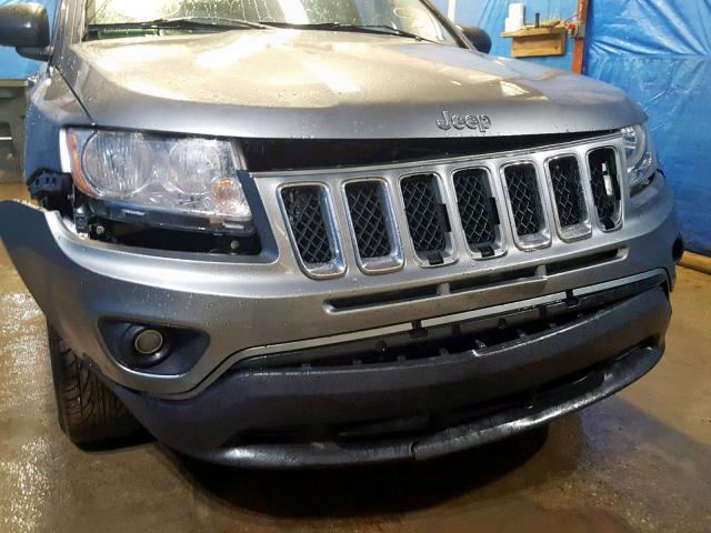 1J4NF1FB1BD278401 - 2011 JEEP COMPASS SP ნაცრისფერი ფოტო 9