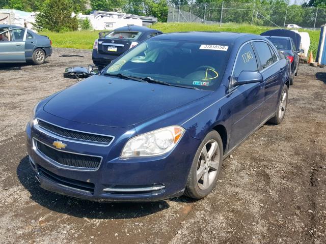 1G1ZC5EUXBF338022 - 2011 CHEVROLET MALIBU 1LT BLUE photo 2