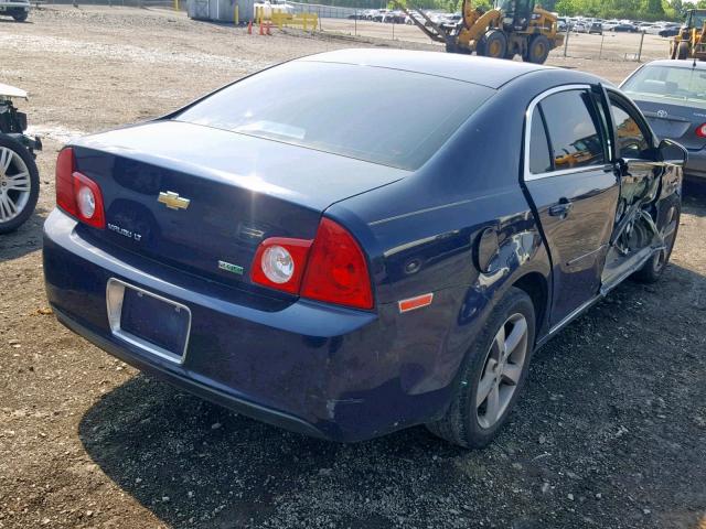 1G1ZC5EUXBF338022 - 2011 CHEVROLET MALIBU 1LT BLUE photo 4