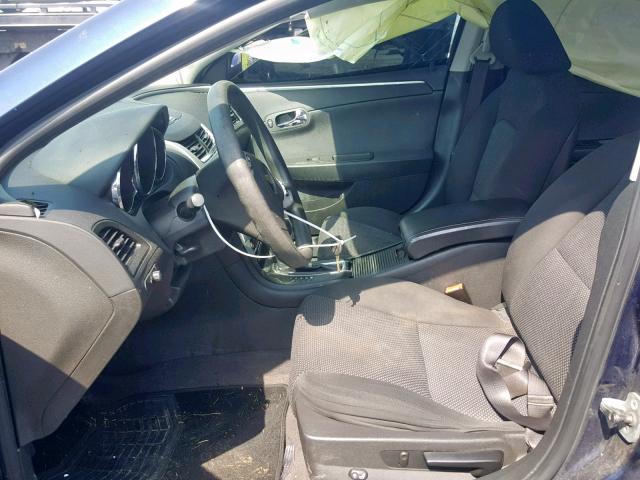 1G1ZC5EUXBF338022 - 2011 CHEVROLET MALIBU 1LT BLUE photo 5