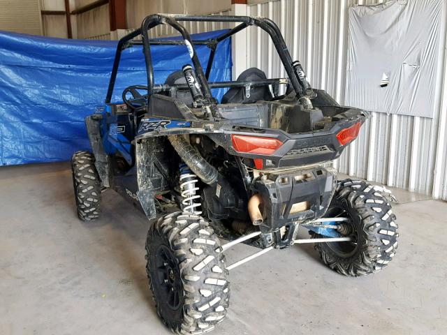 3NSVDE922HF929419 - 2017 POLARIS RZR XP TUR BLUE photo 3