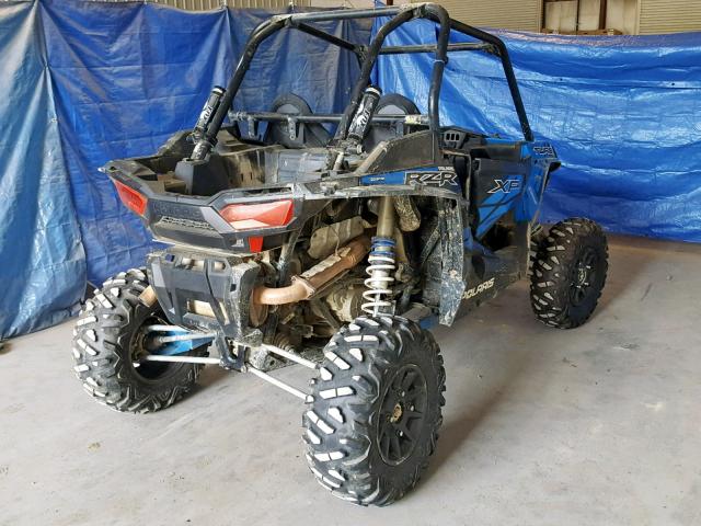 3NSVDE922HF929419 - 2017 POLARIS RZR XP TUR BLUE photo 4