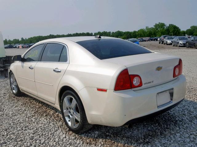 1G1ZC5E08CF271225 - 2012 CHEVROLET MALIBU 1LT WHITE photo 3