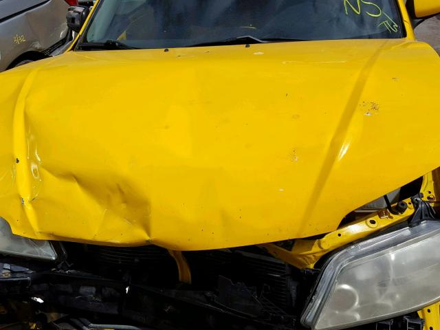 JM1BJ245121499265 - 2002 MAZDA PROTEGE PR YELLOW photo 7