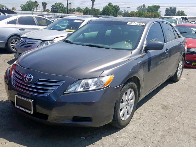 JTNBB46K393049185 - 2009 TOYOTA CAMRY HYBR GRAY photo 2