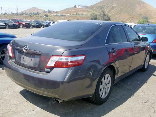 JTNBB46K393049185 - 2009 TOYOTA CAMRY HYBR GRAY photo 4