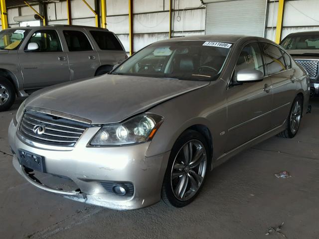 JNKBY01E08M500822 - 2008 INFINITI M45 BASE TAN photo 2