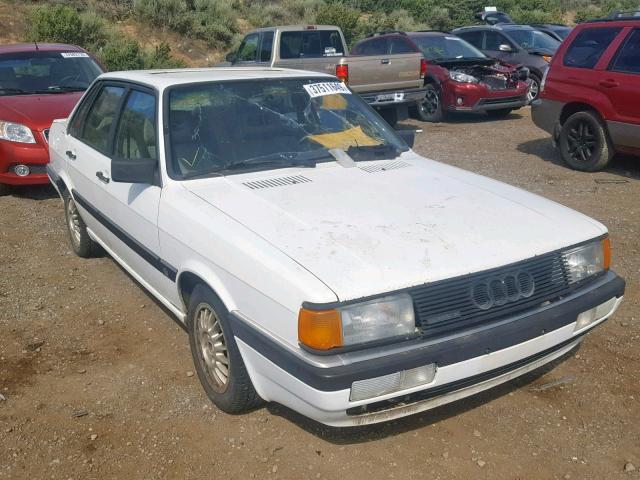 WAUFB0851HA013251 - 1987 AUDI 4000 CS QU WHITE photo 1