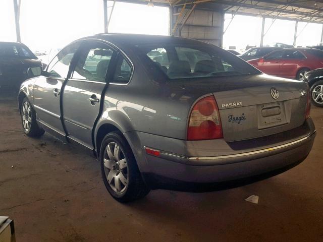 WVWRH63B02P129074 - 2002 VOLKSWAGEN PASSAT GLX 灰色 照片 3