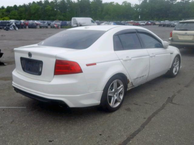 19UUA65576A043342 - 2006 ACURA 3.2TL WHITE photo 4