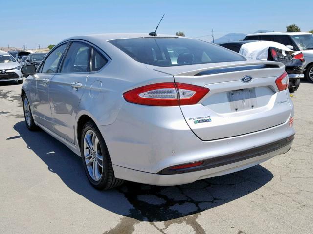 3FA6P0SU6FR245292 - 2015 FORD FUSION TIT SILVER photo 3