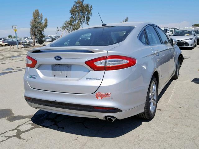 3FA6P0SU6FR245292 - 2015 FORD FUSION TIT SILVER photo 4